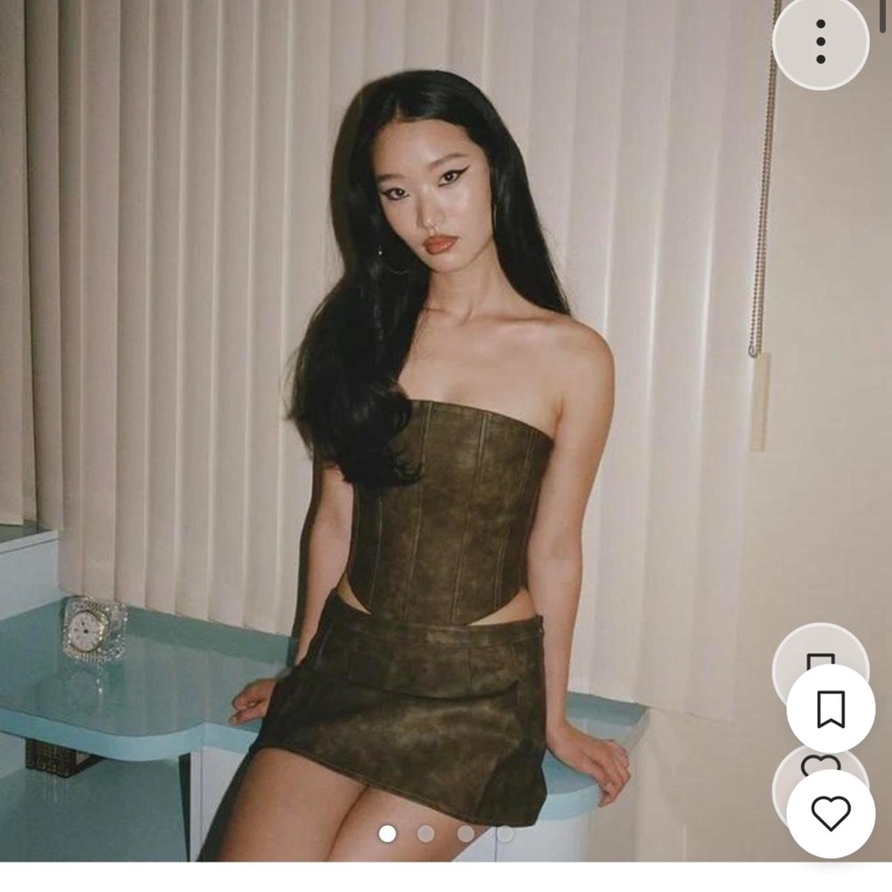 With Jean Corset Set (corset and skirt)
